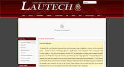 Desktop Screenshot of pds.lautech.edu.ng