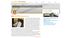 Desktop Screenshot of pgschool.lautech.edu.ng